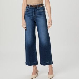 Paige Anessa Wide Leg Jeans High Rise Size 27